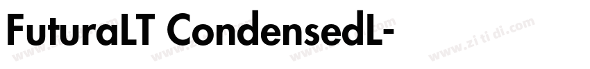 FuturaLT CondensedL字体转换